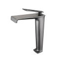 Mezclador de pistola Pvd Gray Great Great Basin Baucet de Baño